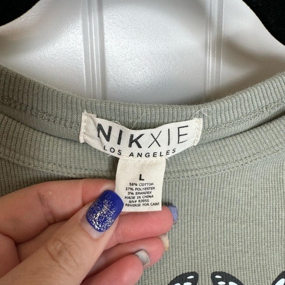 Girls Butterfly graphic crop top - Picture 4 of 4